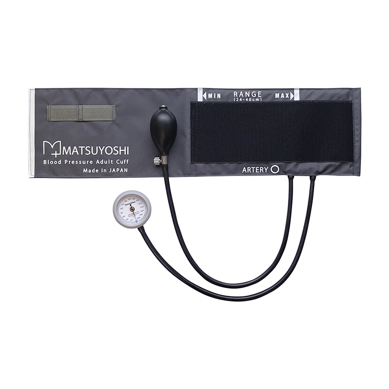 マツヨシ アネロイド血圧計 MY-2380GR グレー 1個(ご注文単位1個)【直送品】