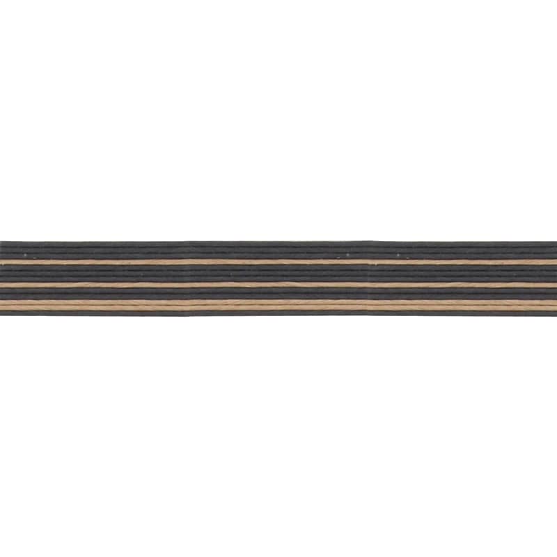 望月加工紙 紙バンド 13本合わせ 16.5mm×10m 黒/茶 1巻(ご注文単位1巻)【直送品】