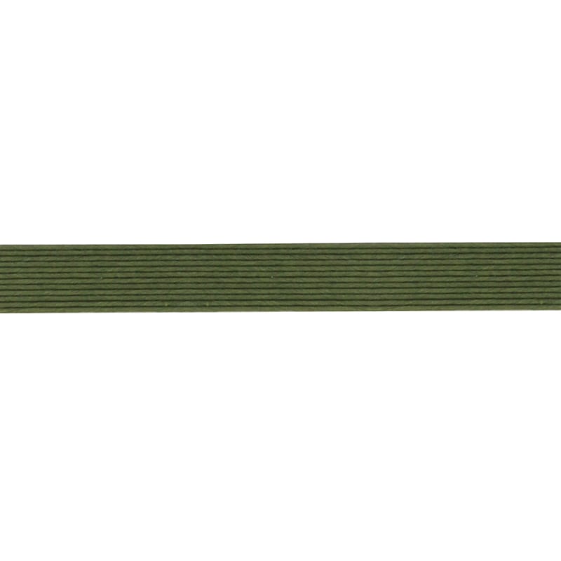 望月加工紙 紙バンド 12本合わせ 15.2mm×50m 抹茶 1巻(ご注文単位1巻)【直送品】