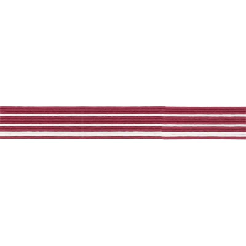 望月加工紙 紙バンド 13本合わせ 16.5mm×50m ワイン/白　1巻（ご注文単位1巻）【直送品】