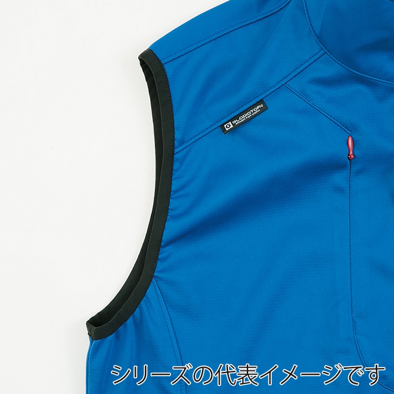 コーコス信岡 防風ストレッチベスト G-2349 ネイビー 3L 1枚(ご注文単位1枚)【直送品】