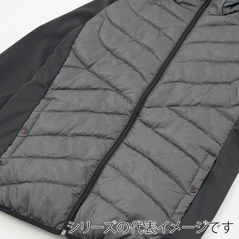 コーコス信岡 防風HYBRID防寒ジャケット G-2446 グレーモク 4L 1枚（ご注文単位1枚）【直送品】