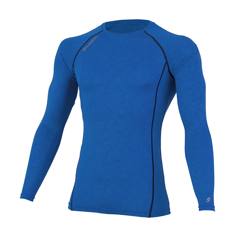 コーコス信岡 ニオイクリア 消臭パワーサポート長袖Tシャツ G-2028 ブルーカモ SS 1枚（ご注文単位1枚）【直送品】