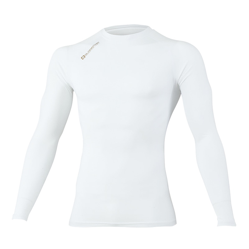 コーコス信岡 ドライパワーサポート 長袖 G-928 ホワイト L 1枚（ご注文単位1枚）【直送品】