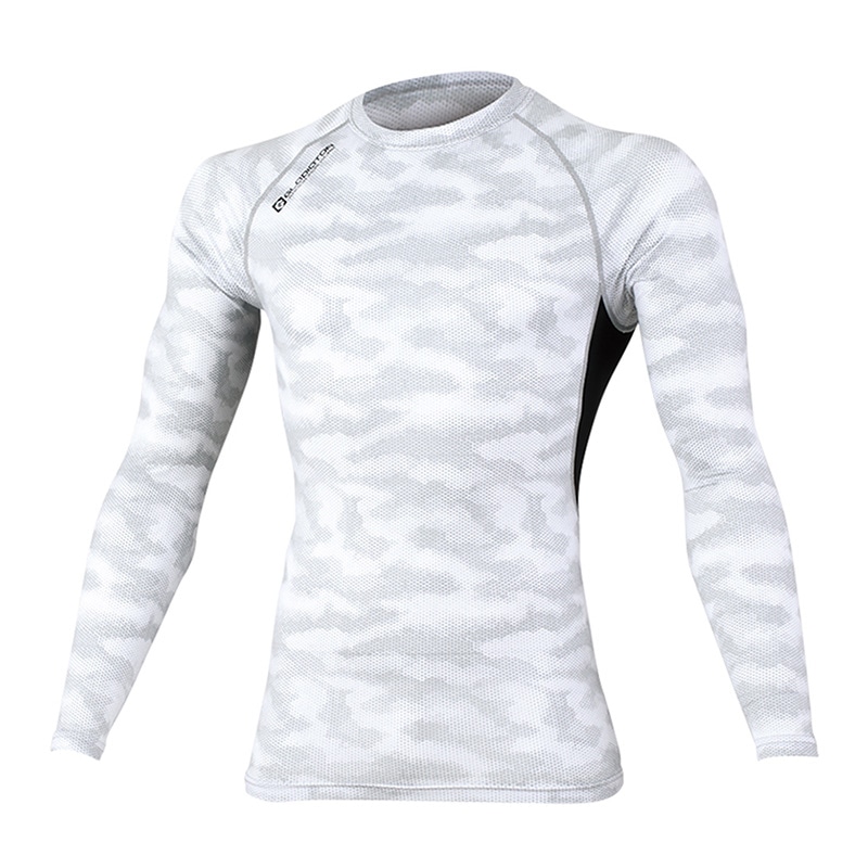 コーコス信岡 ドライパワーサポート 長袖 G-928 ドットホワイト LL 1枚（ご注文単位1枚）【直送品】