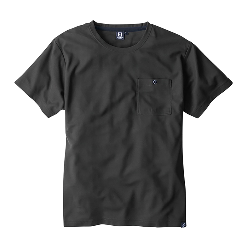 コーコス信岡 ニオイクリア 消臭半袖Tシャツ G-737 ブラック SS 1枚（ご注文単位1枚）【直送品】