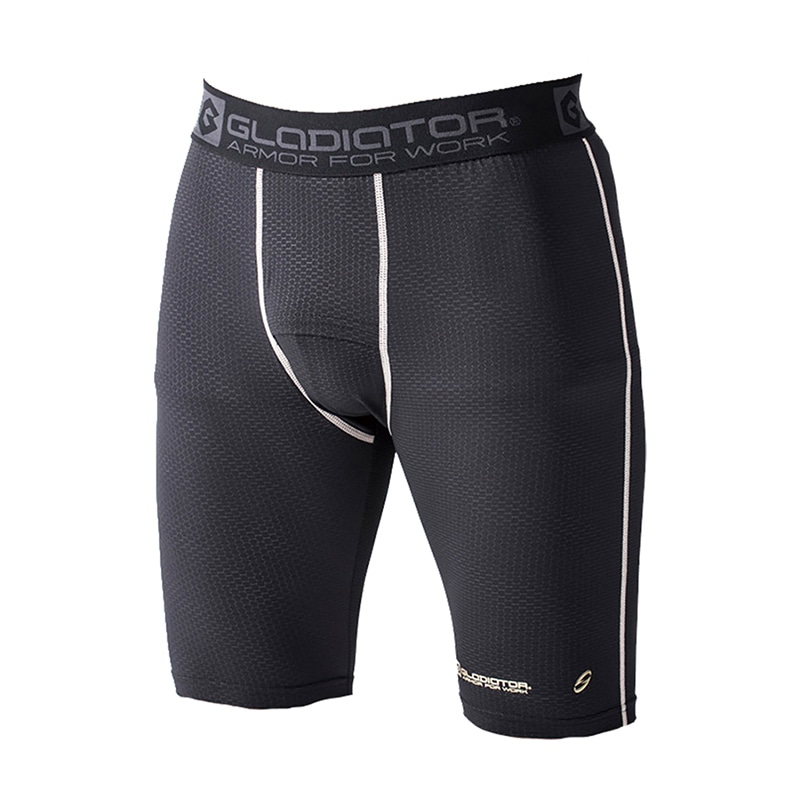 コーコス信岡 ニオイクリア 消臭ショートタイツ G-233 ハニカムブラック LL 1枚（ご注文単位1枚）【直送品】