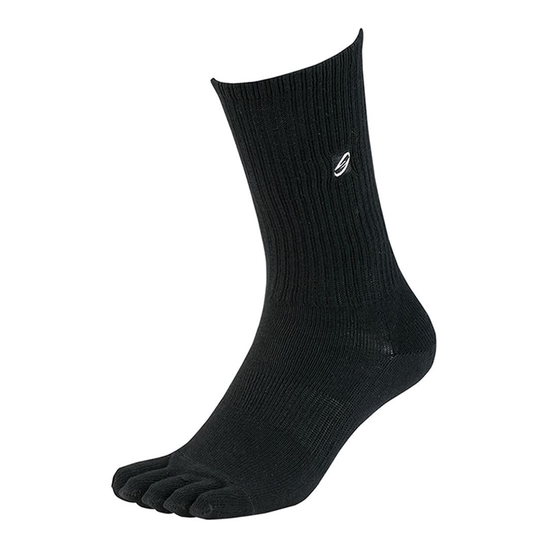 コーコス信岡 ニオイクリア90° クルー5本指 2P G-8425 ブラック L 1個（ご注文単位1個）【直送品】