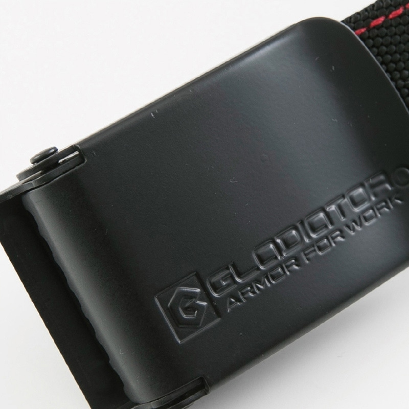 コーコス信岡 ストレッチベルト G-5006 ブラック×レッド F 1個(ご注文単位1個)【直送品】