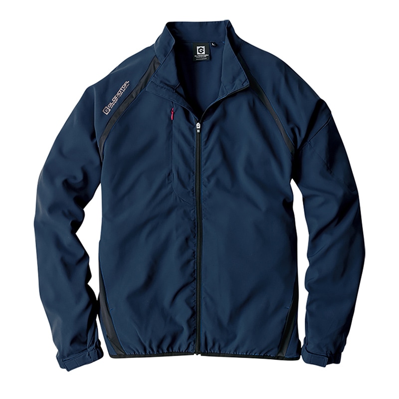 コーコス信岡 ストレッチシャルジャケット G-3010 ネイビー L 1枚（ご注文単位1枚）【直送品】