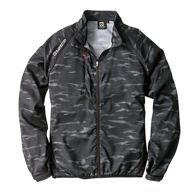 コーコス信岡 ストレッチシャルジャケット G-3010 チャコールカモフラ 5L 1枚(ご注文単位1枚)【直送品】