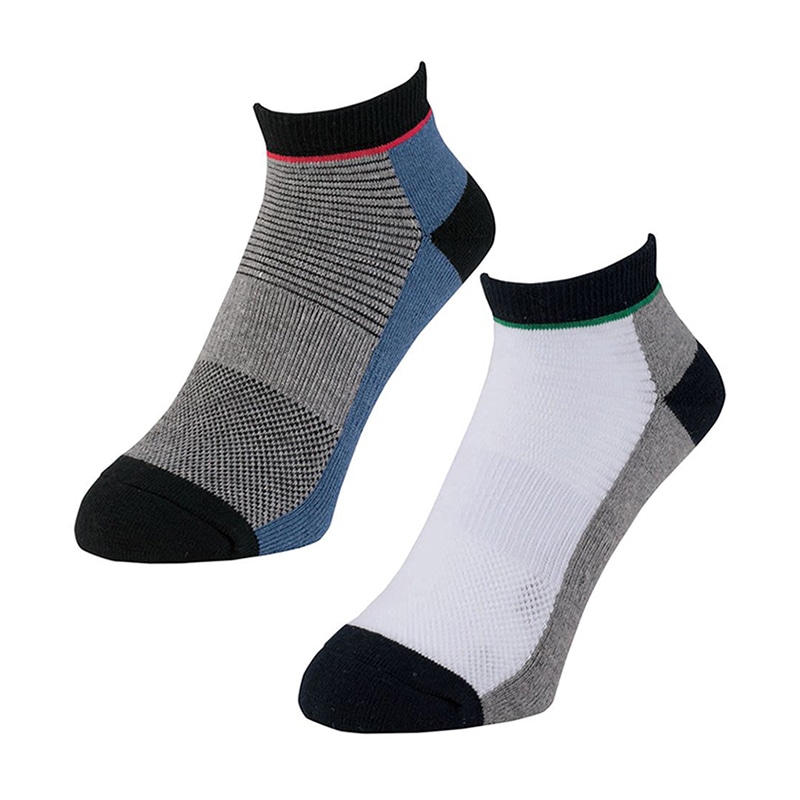 コーコス信岡 ニオイクリア スニーカー先丸 2P G-9247 MIX MIX F 1個（ご注文単位1個）【直送品】