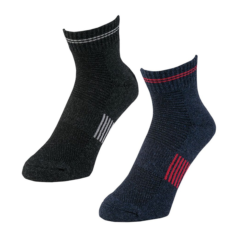 コーコス信岡 ニオイクリア ロークルー先丸 2P G-9251 MIX MIX F 1個（ご注文単位1個）【直送品】