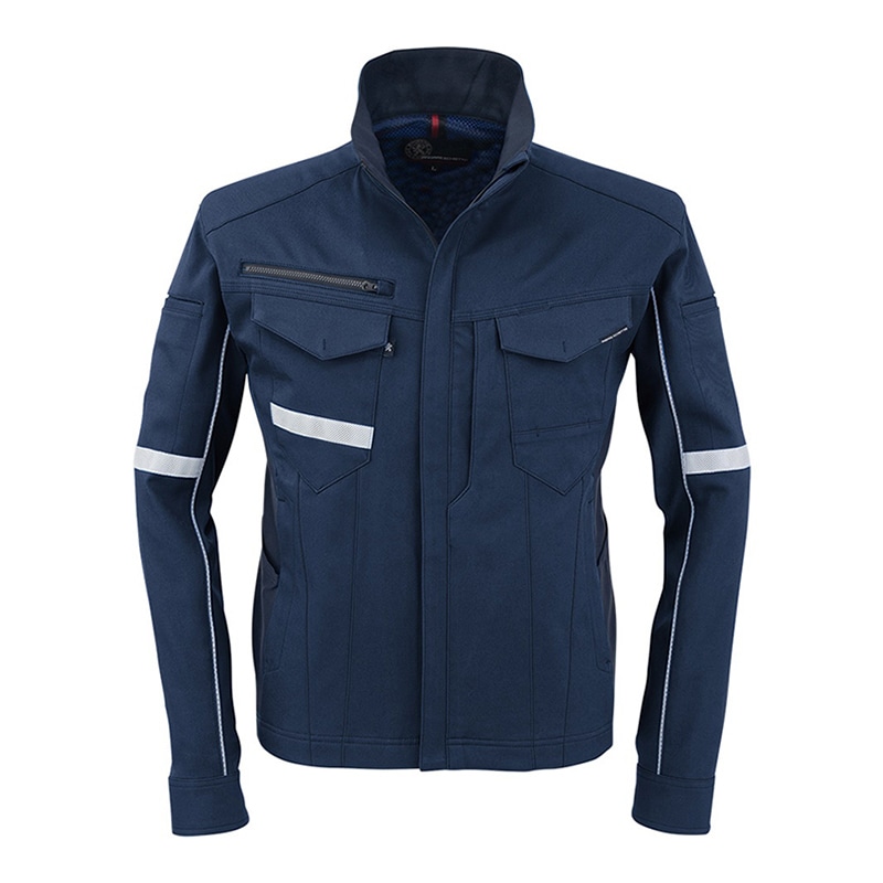 コーコス信岡 ストレッチジャケット A-7170 ネイビー L 1枚（ご注文単位1枚）【直送品】