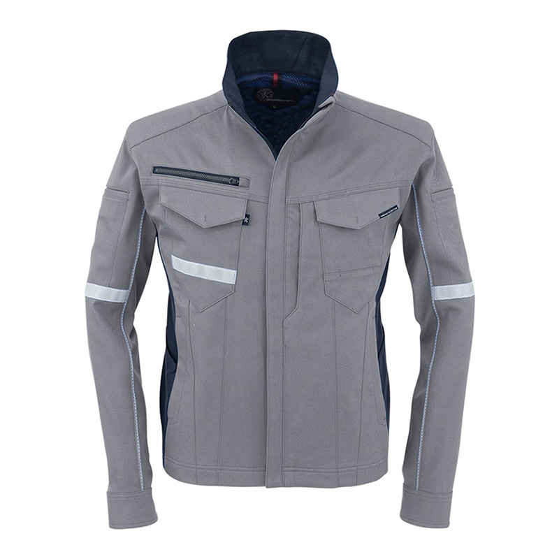 コーコス信岡 ストレッチジャケット A-7170 グレー S 1枚（ご注文単位1枚）【直送品】