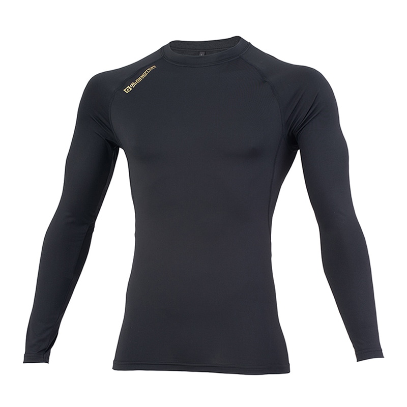 コーコス信岡 ウォームパワーサポート長袖 G-9028 ブラック SS 1枚(ご注文単位1枚)【直送品】