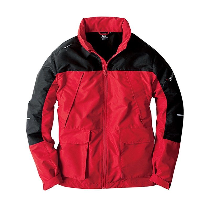 コーコス信岡 フィールドジャケット G-1016 レッド 5L 1枚（ご注文単位1枚）【直送品】