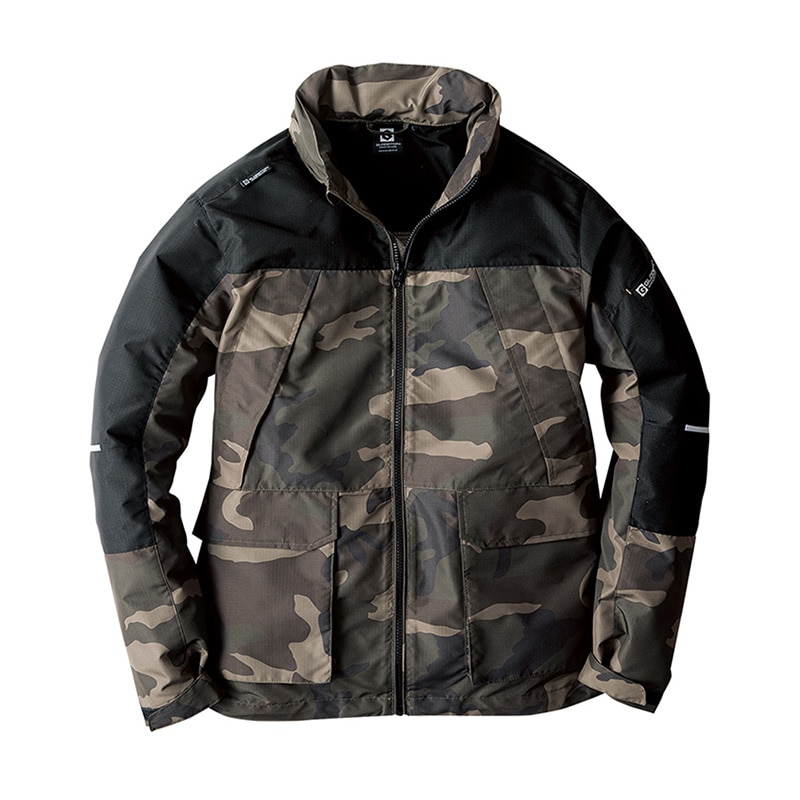 コーコス信岡 フィールドジャケット G-1016 カーキカモ SS 1枚（ご注文単位1枚）【直送品】