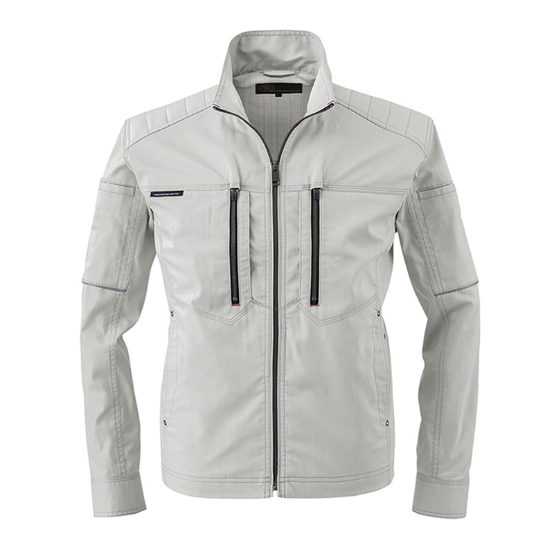 コーコス信岡 ストレッチ長袖ジャケット A-6071 アッシュ LL 1枚（ご注文単位1枚）【直送品】