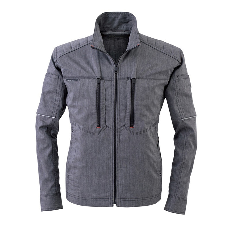 コーコス信岡 ストレッチ長袖ジャケット A-6071 グラファイト 4L 1枚（ご注文単位1枚）【直送品】