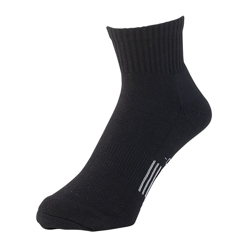 コーコス信岡 ニオイクリア ストロングロークルー 2P G-8436 ブラック S 1個（ご注文単位1個）【直送品】