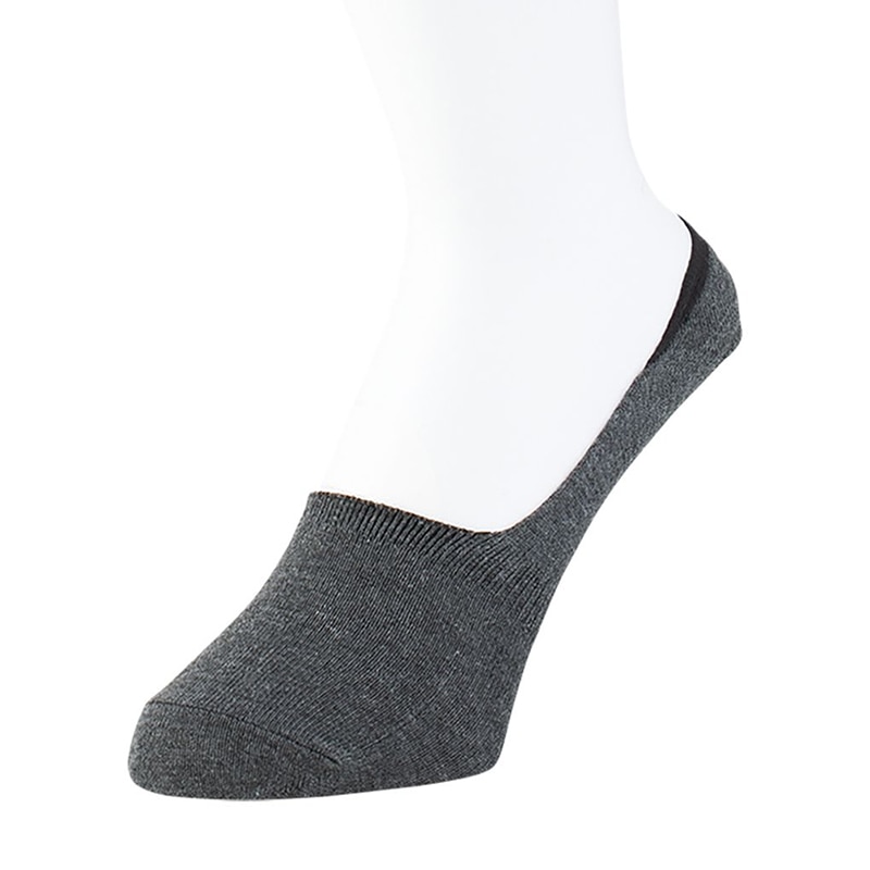 コーコス信岡 ニオイクリア フットカバー 2P G-9327 グレー S 1個（ご注文単位1個）【直送品】