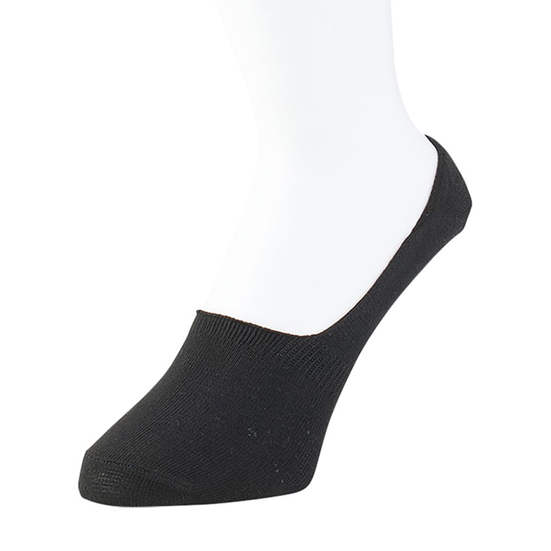 コーコス信岡 ニオイクリア フットカバー 2P G-9327 ブラック S 1個（ご注文単位1個）【直送品】