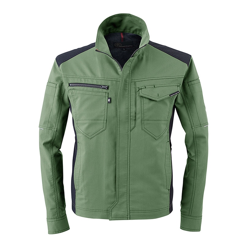 コーコス信岡 ストレッチ長袖ジャケット A-9071 シダー 5L 1枚（ご注文単位1枚）【直送品】