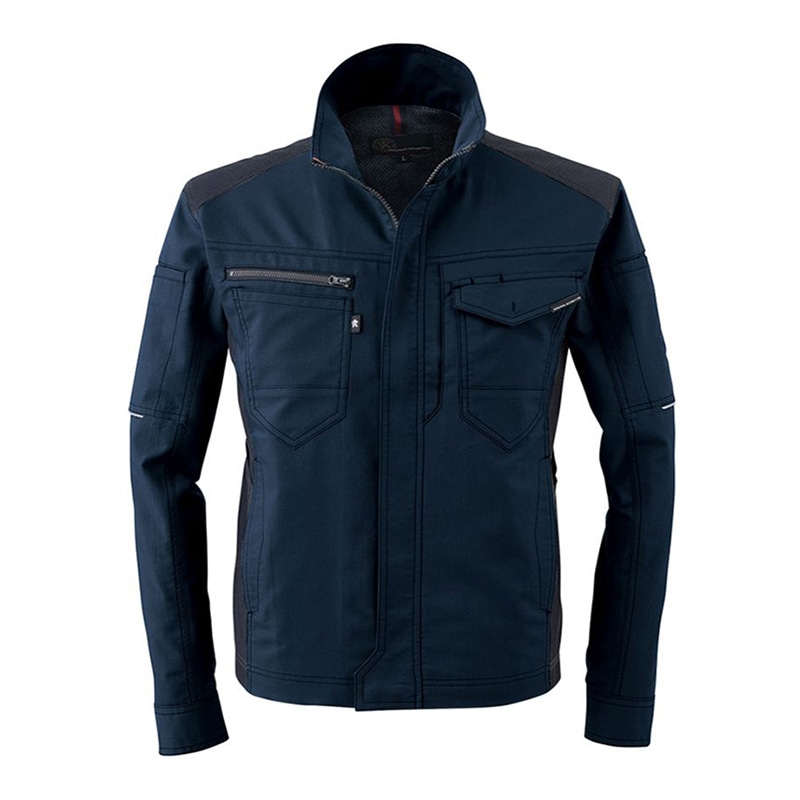 コーコス信岡 交織ストレッチジャケット A-9170 ネイビー M 1枚（ご注文単位1枚）【直送品】