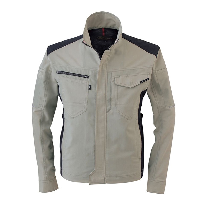 コーコス信岡 交織ストレッチジャケット A-9170 シルバー M 1枚（ご注文単位1枚）【直送品】