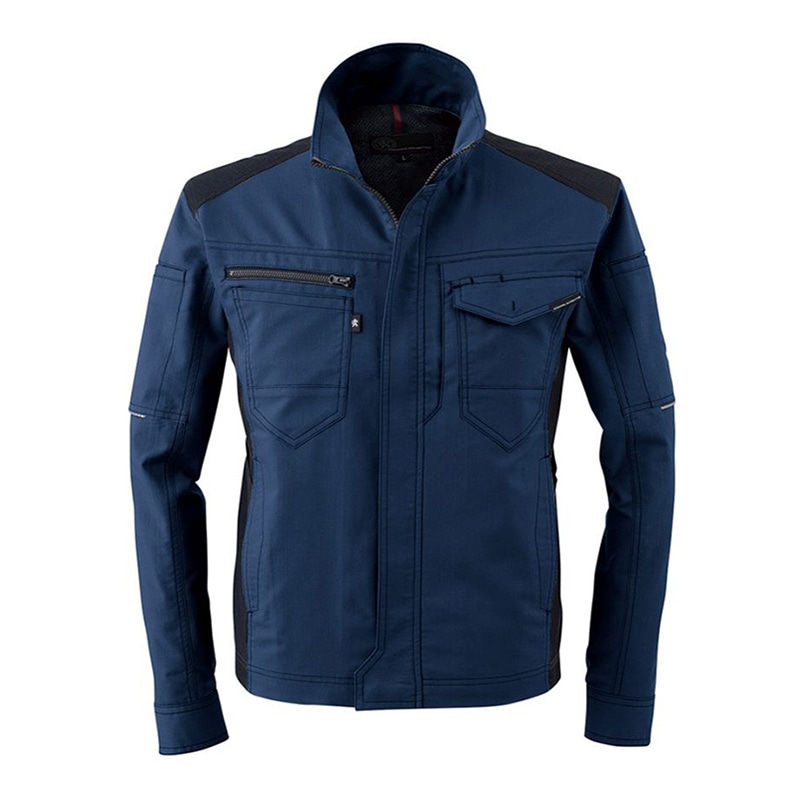 コーコス信岡 交織ストレッチジャケット A-9170 ブルー LL 1枚（ご注文単位1枚）【直送品】