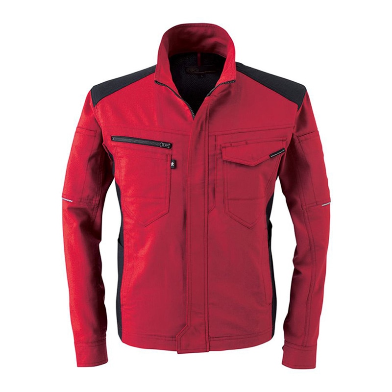 コーコス信岡 交織ストレッチジャケット A-9170 レッド LL 1枚（ご注文単位1枚）【直送品】