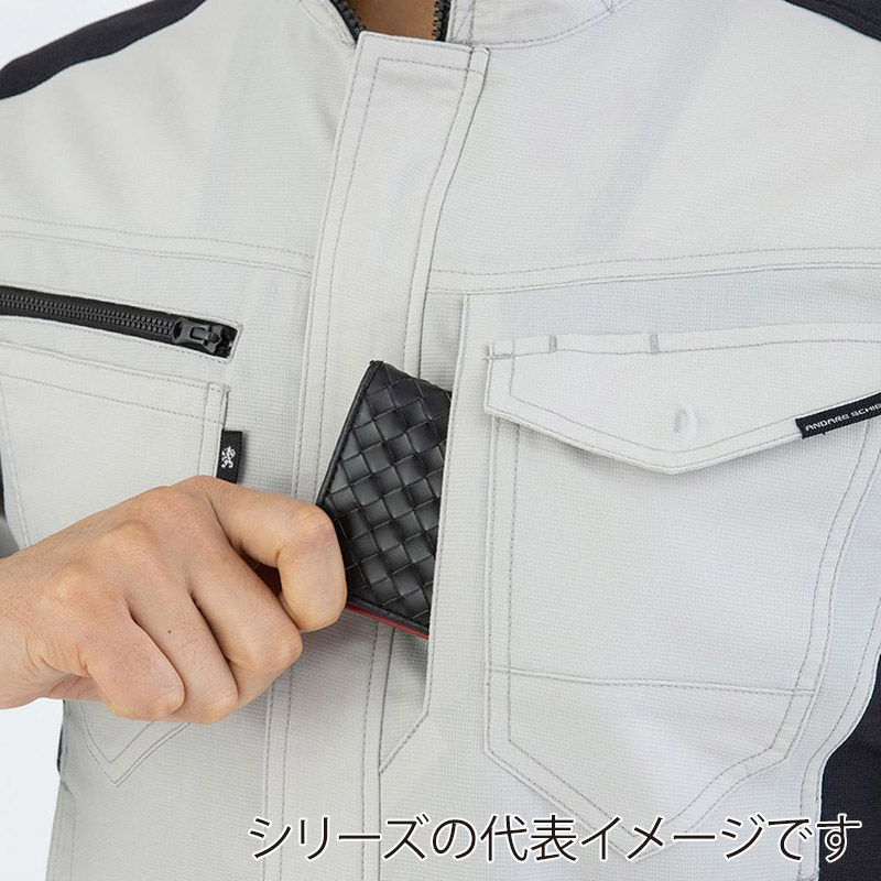 コーコス信岡 交織ストレッチジャケット A-9170 レッド 5L 1枚（ご注文単位1枚）【直送品】