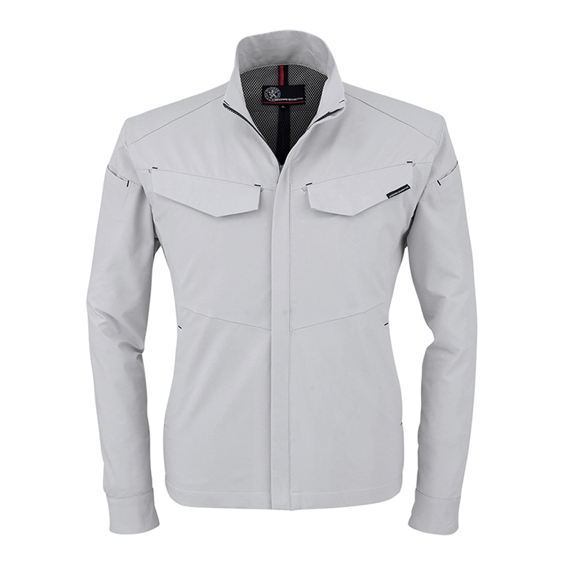 コーコス信岡 軽量 4WAY ストレッチジャケット A-9180 シルバー SS 1枚（ご注文単位1枚）【直送品】