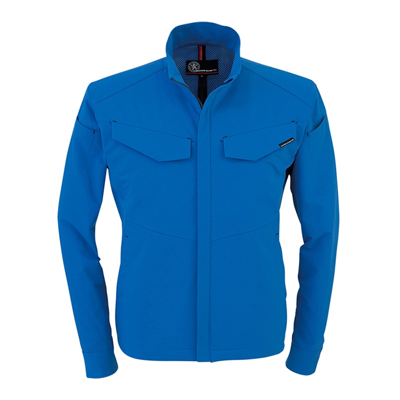 コーコス信岡 軽量 4WAY ストレッチジャケット A-9180 ブルー LL 1枚（ご注文単位1枚）【直送品】