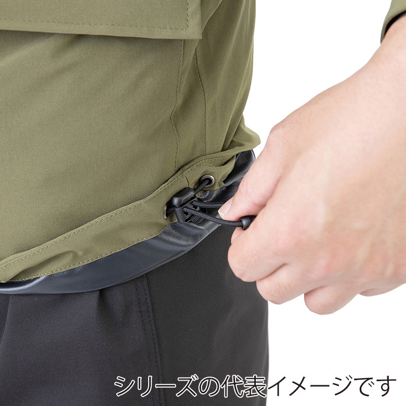 コーコス信岡 4WAY ストレッチ レインスーツ G-5410 アーミー L 1個（ご注文単位1個）【直送品】