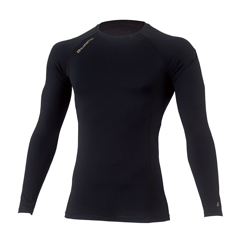 コーコス信岡 ニオイクリア 消臭ウォームパワーサポート長袖 G-2128 ブラック 4L 1枚（ご注文単位1枚）【直送品】