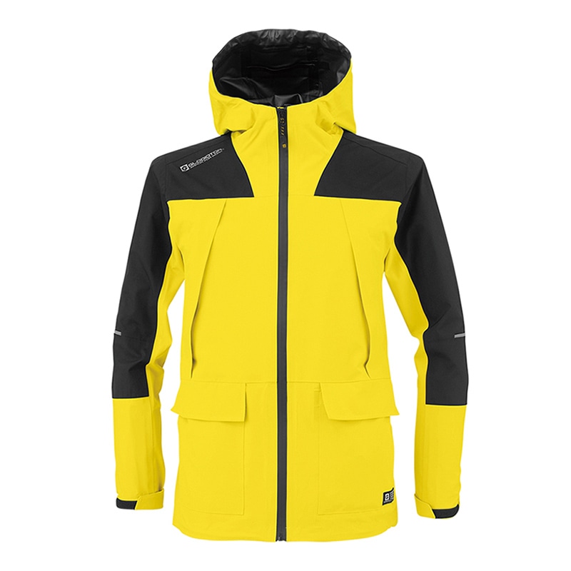 コーコス信岡 4WAY ストレッチ レインジャケット G-5411 イエロー 4L 1枚（ご注文単位1枚）【直送品】