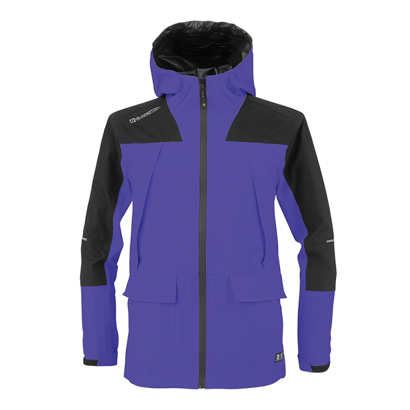 コーコス信岡 4WAY ストレッチ レインジャケット G-5411 パープル 5L 1枚（ご注文単位1枚）【直送品】