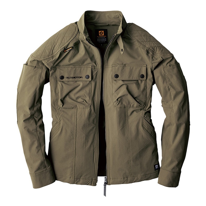 コーコス信岡 4WAY ストレッチジャケット GX-3810 アーミー 3L 1枚（ご注文単位1枚）【直送品】