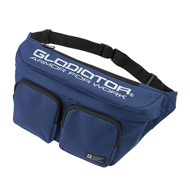 コーコス信岡 ウエストボディバッグ G-046 ネイビー F 1個（ご注文単位1個）【直送品】