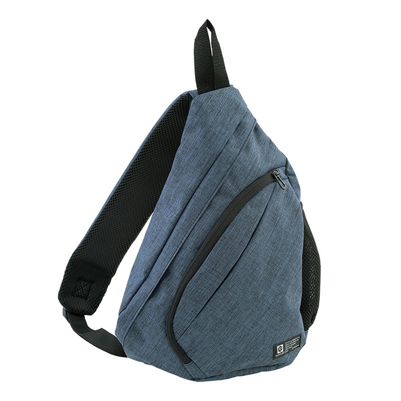 コーコス信岡 トライアングルショルダーバッグ G-076 モクブルー F 1個（ご注文単位1個）【直送品】