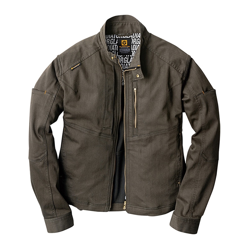 コーコス信岡 ストレッチジャケット GA-3920 アーミー 4L 1枚（ご注文単位1枚）【直送品】