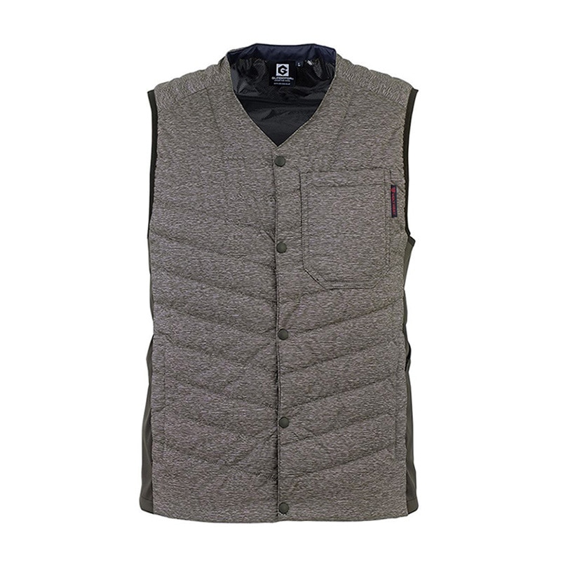 コーコス信岡 ボルトヒート Vネックベスト G-8069 モク SS 1枚（ご注文単位1枚）【直送品】