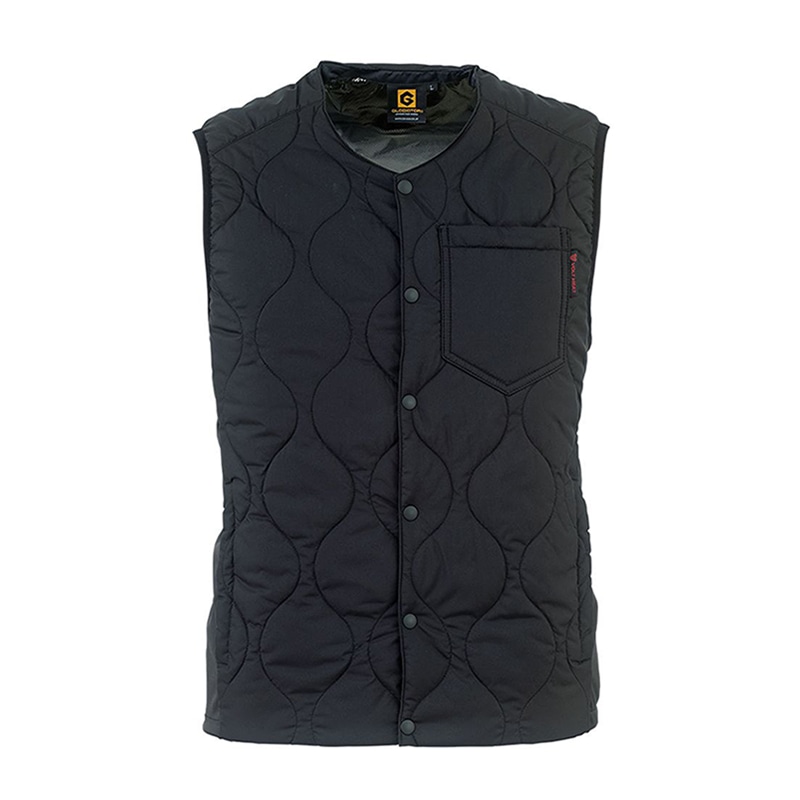 コーコス信岡 ボルトヒート クルーネックベスト G-8079 ブラック LL 1枚（ご注文単位1枚）【直送品】