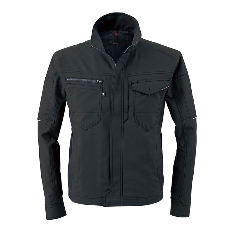 コーコス信岡 交織ストレッチジャケット A-9170 ブラック 3L 1枚（ご注文単位1枚）【直送品】