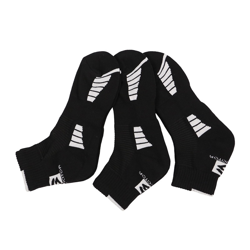 コーコス信岡 ロークルーソックス 3P G-8441 ブラック F 1個（ご注文単位1個）【直送品】