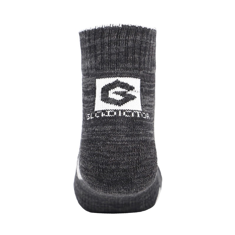 コーコス信岡 ロークルーソックス 3P G-8441 ホワイトモクMIX F 1個（ご注文単位1個）【直送品】