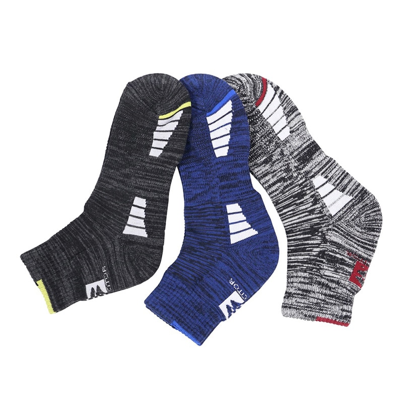 コーコス信岡 ロークルーソックス 3P G-8441 ブラックモクMIX F 1個（ご注文単位1個）【直送品】