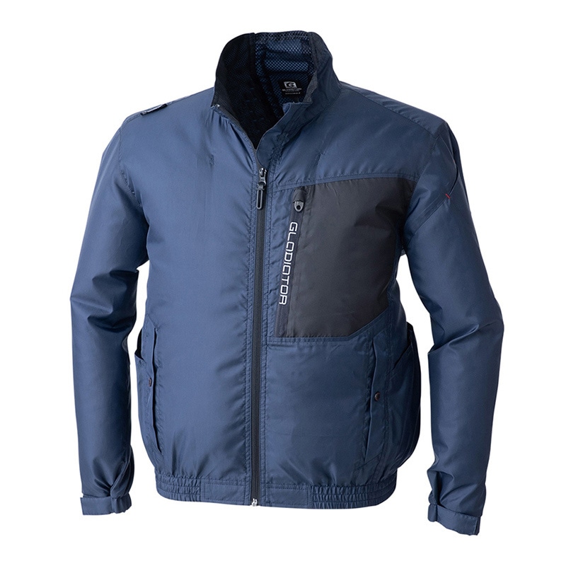 コーコス信岡 ボルトクール 長袖ジャケット G-6212 ネイビー LL 1枚（ご注文単位1枚）【直送品】